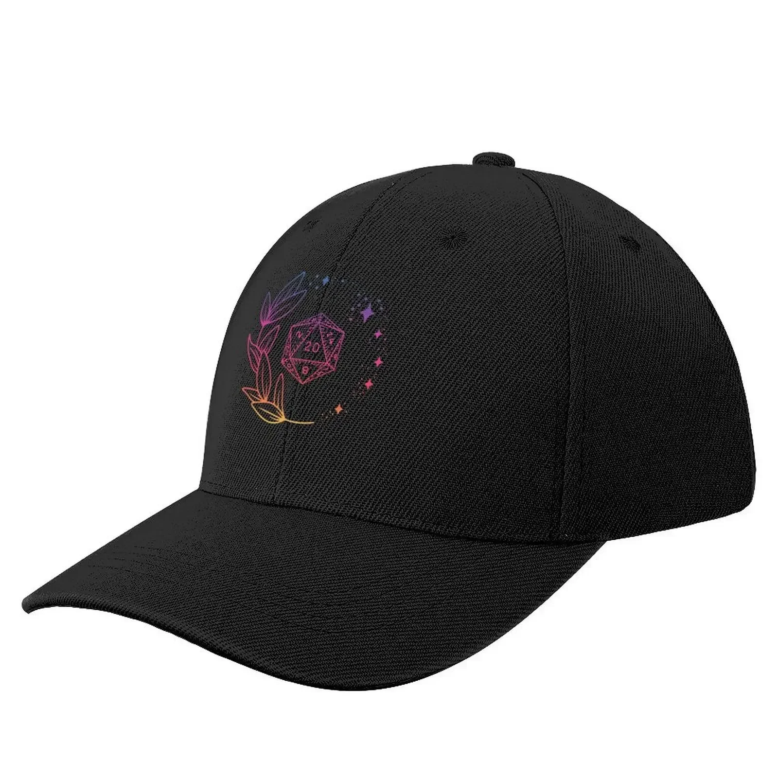 

RAINBOW DND D20 DICE Baseball Cap Dropshipping sun hat Designer Hat western Hat Hats For Women Men's