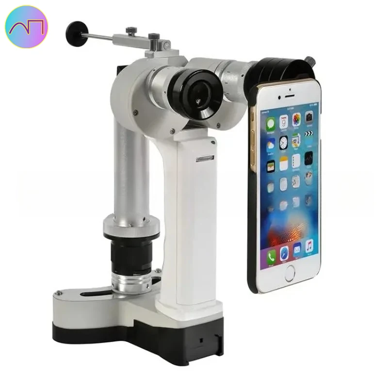 

10X 16X Профессиональная цифровая офтальмологическая портативная щелевая лампа, подходит для людей и ветеринаров