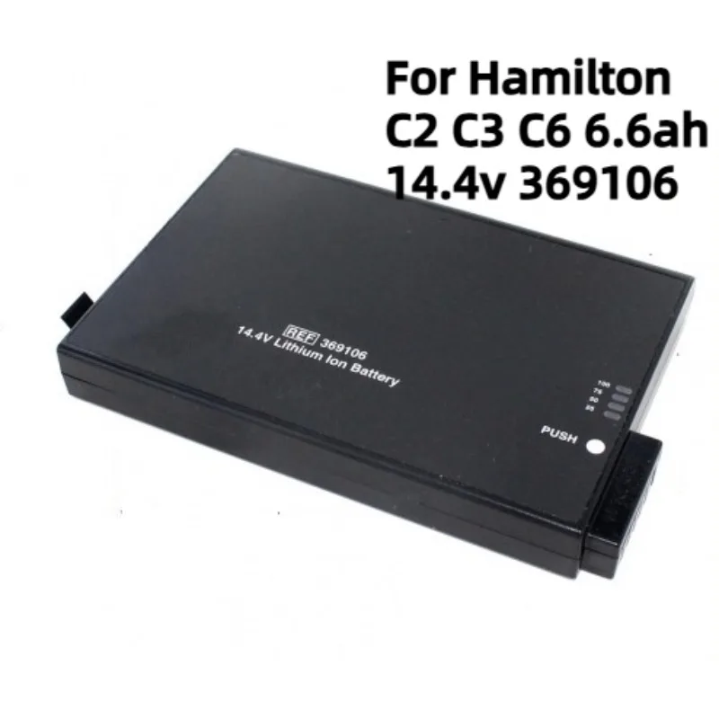 For Hamilton C2 C3 C6 6.6ah 14.4v 369106 Ventilator Battery