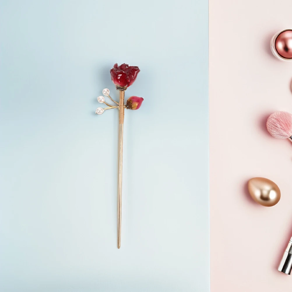 

2 шт. шпилька для волос, азиатские аксессуары, палочки в китайском стиле, женские палочки для еды из древнего сплава Hanfu для Miss Female