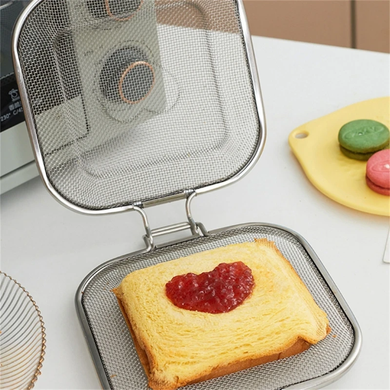 Household Sandwich Roasting Net Multifuntional Sandwich Baking Net Baking Accessory Sandwich Grilling Mesh for Sandwich