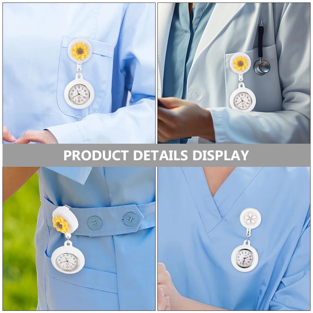 

2 Pcs Pocket Outdoor Belt Fob Nurse Digital Table Nursing Tools for Nurses Cute Accessories