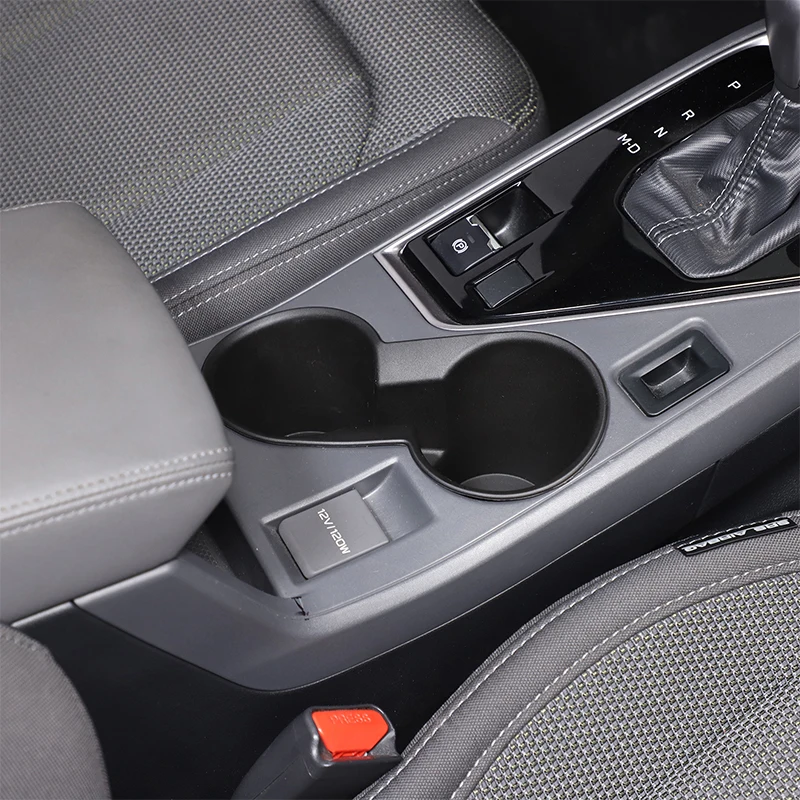 لسوبارو Crosstrek 2023 2024 2025 TPE الأسود سيارة مركز وحدة التحكم مسند الذراع حامل الكأس صندوق تخزين اكسسوارات السيارات الداخلية #5