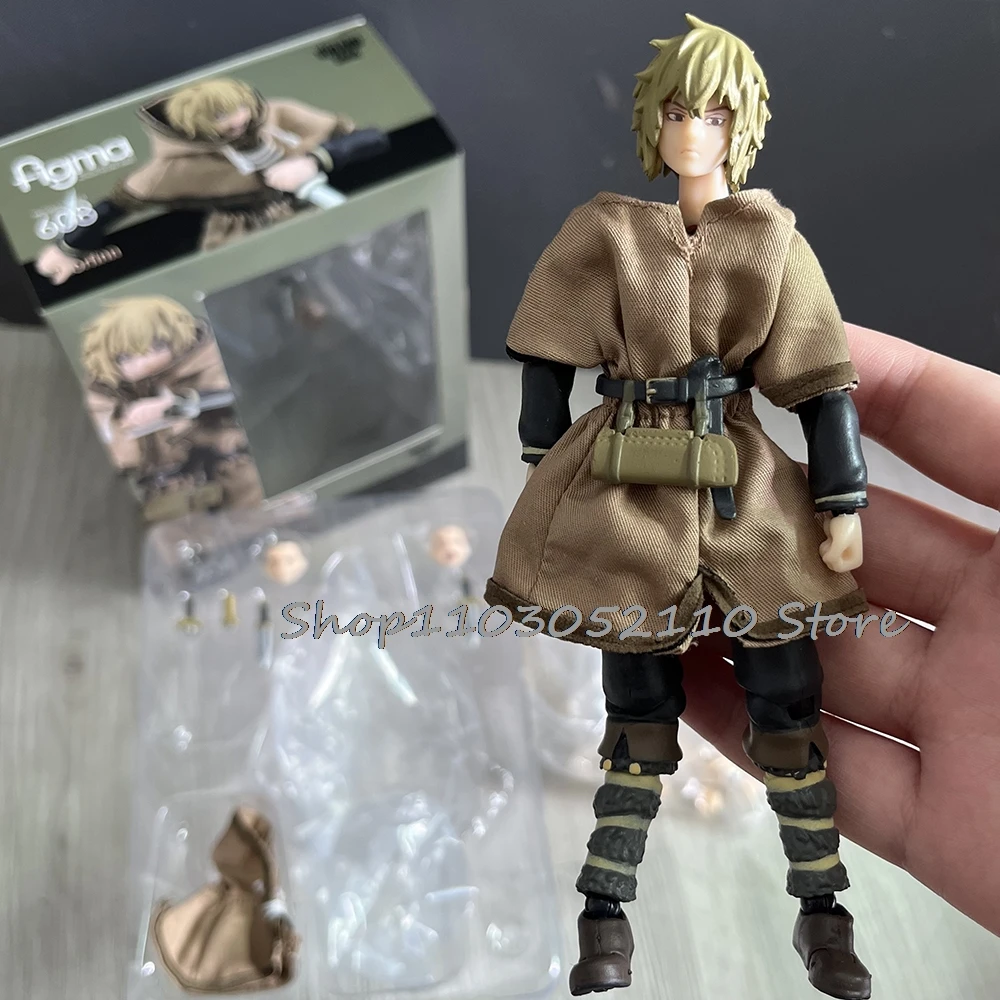 애니메이션 Figma 608 Thorfinn Vinland Saga 액션 피규어 모델 인형 동상 공동 이동식 영화 장난감 선물