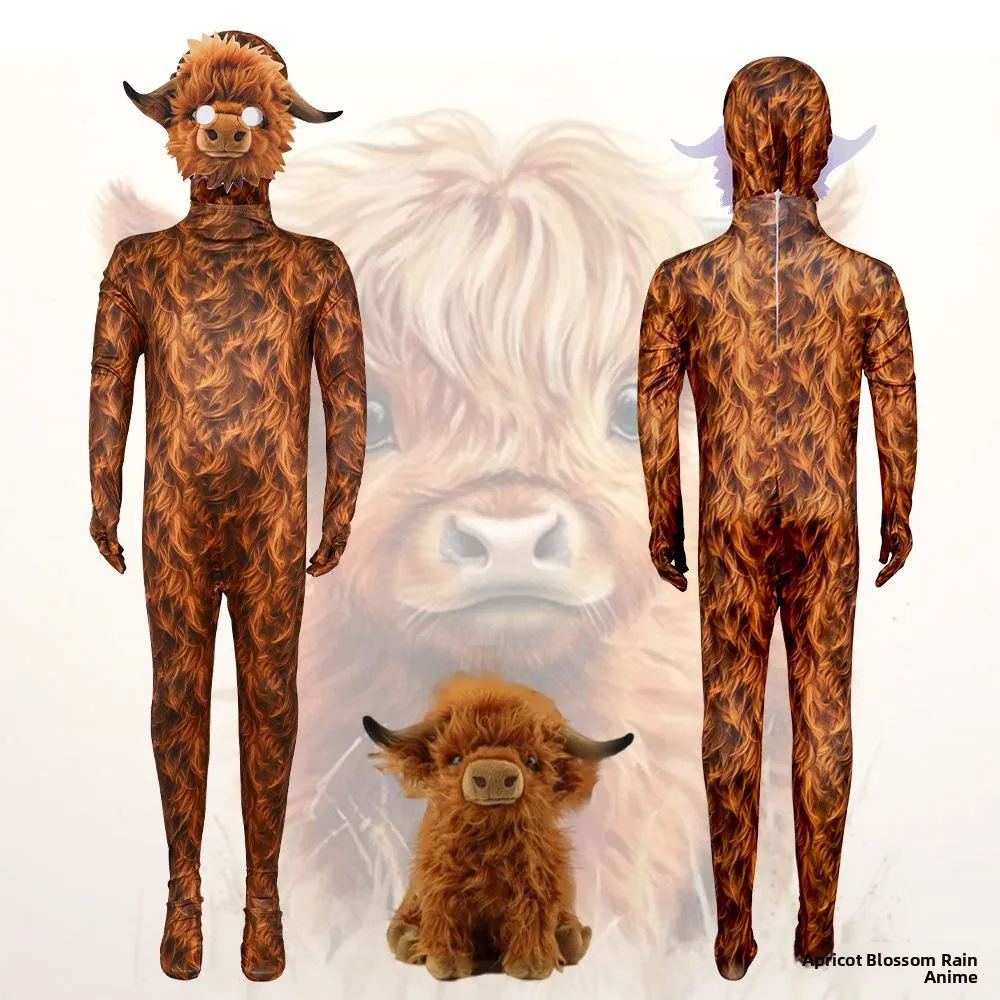 عبر الحدود نيوزيلندا اسكتلندا الثور دور بلانغ بذلة تأثيري حلي لوهوين مرحلة الأداء الملابس النسائية Faion