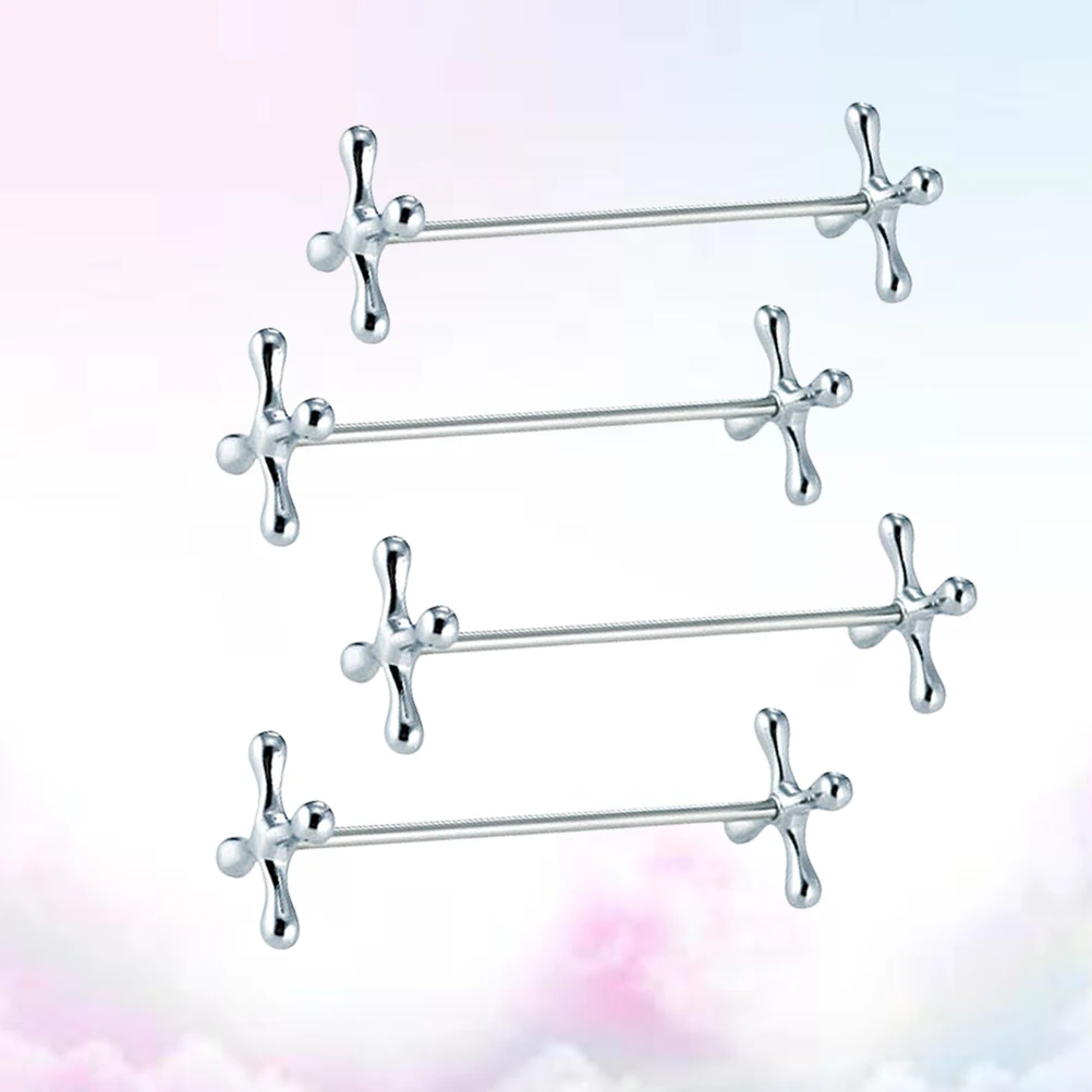 

4 Pcs Plum Blossom Chopsticks Rest Holder Rests Reusable Rack Desktop Decoration Stand