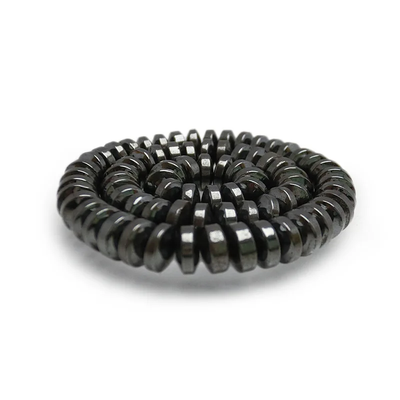 40Pcs Schwarz Polieren Ferrit Magnet Palm Stein Magnetische Hämatit Healing Energie Gesundheit Pflege DIY Spiel Männer Schmuck Lehrmittel – Detail 5