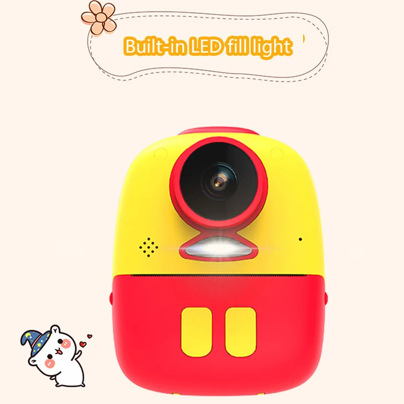 كاميرا Xiaomi Mini Print Photo Portable 26MP كاميرا رقمية عالية الوضوح للأطفال في الوقت الحقيقي مع ورق صور حراري