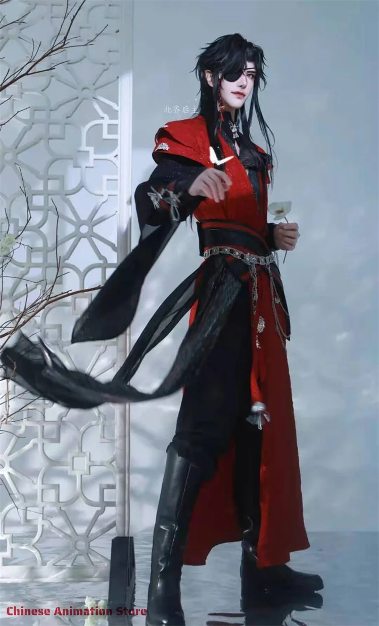 Hua Cheng Cosplay Chinese TV Series TGCF Tian Guan Ci Fu Xie Lian Costume Huacheng Guiwang Dress Hanfu Comic Con Birthday Gifts