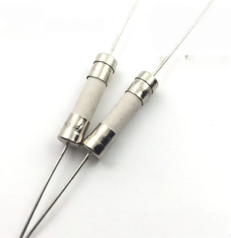 30PCS 100% New 5 * 20mm induction cooker with lead ceramic fuse tube 8A 10A 12A 15A 20A 25A 30A 250V