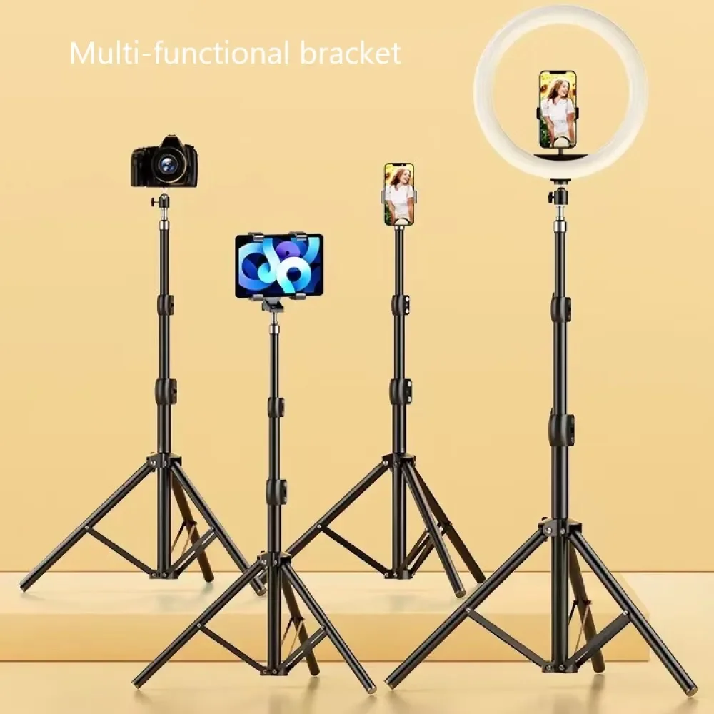 

Mobile Phone Live Support Photo Rripod Uulti-functional Video Recording Selfie Landing Tripod 1.6M 63 Inch For iPhone 15 Por Max