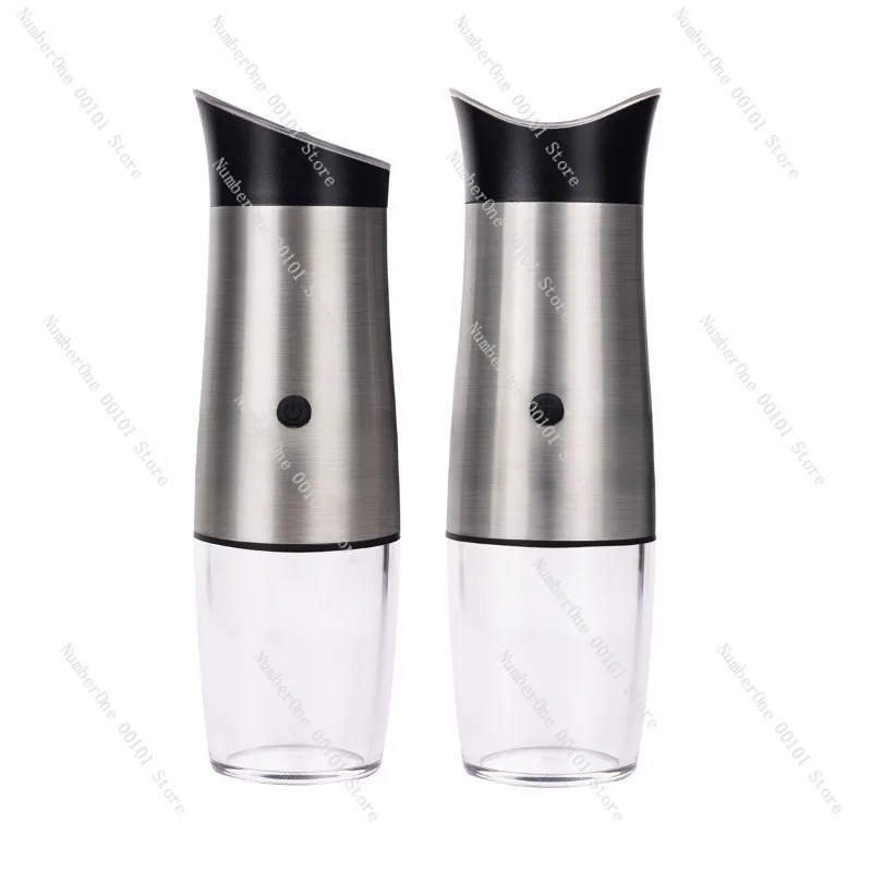 

Перезаряжаемый набор электрических мельниц для перца, конструкция шлифования с чувствительнием усиления из нержавеющей стали, регулируемая грубость, подходит