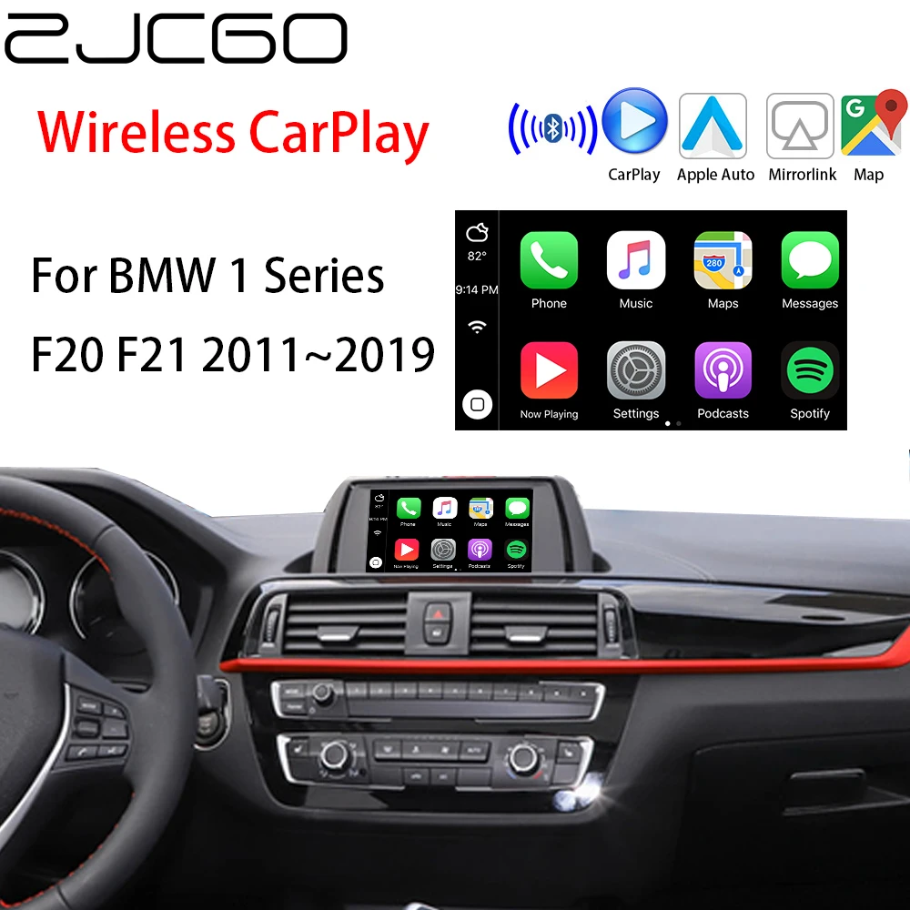 

Беспроводной адаптер ZJCGO для Apple CarPlay Android для BMW 1 серии F20 F21 2011 ~ 2019 CIC EVO система NBT