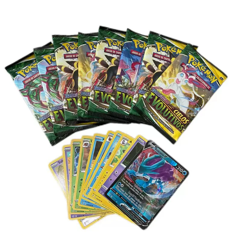 2026 Pokémon Cards Chaos Rising Booster Box 5 Packs 50 Cards English TCG Collectible Trading Card Game Toys for Kids Gift - view 5