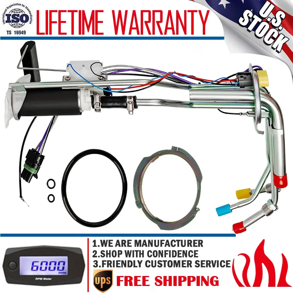 

E3621S Fuel Pump With Hanger Assembly For Chevrolet GMC C K 1500 2500 3500 88-95