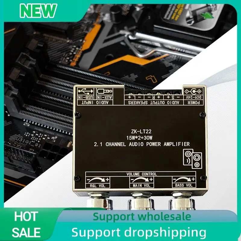 

Solid ZK-LT22 5.1 Bluetooth Power Amplifier Board With 30W Subwoofer Fit For Sound Box