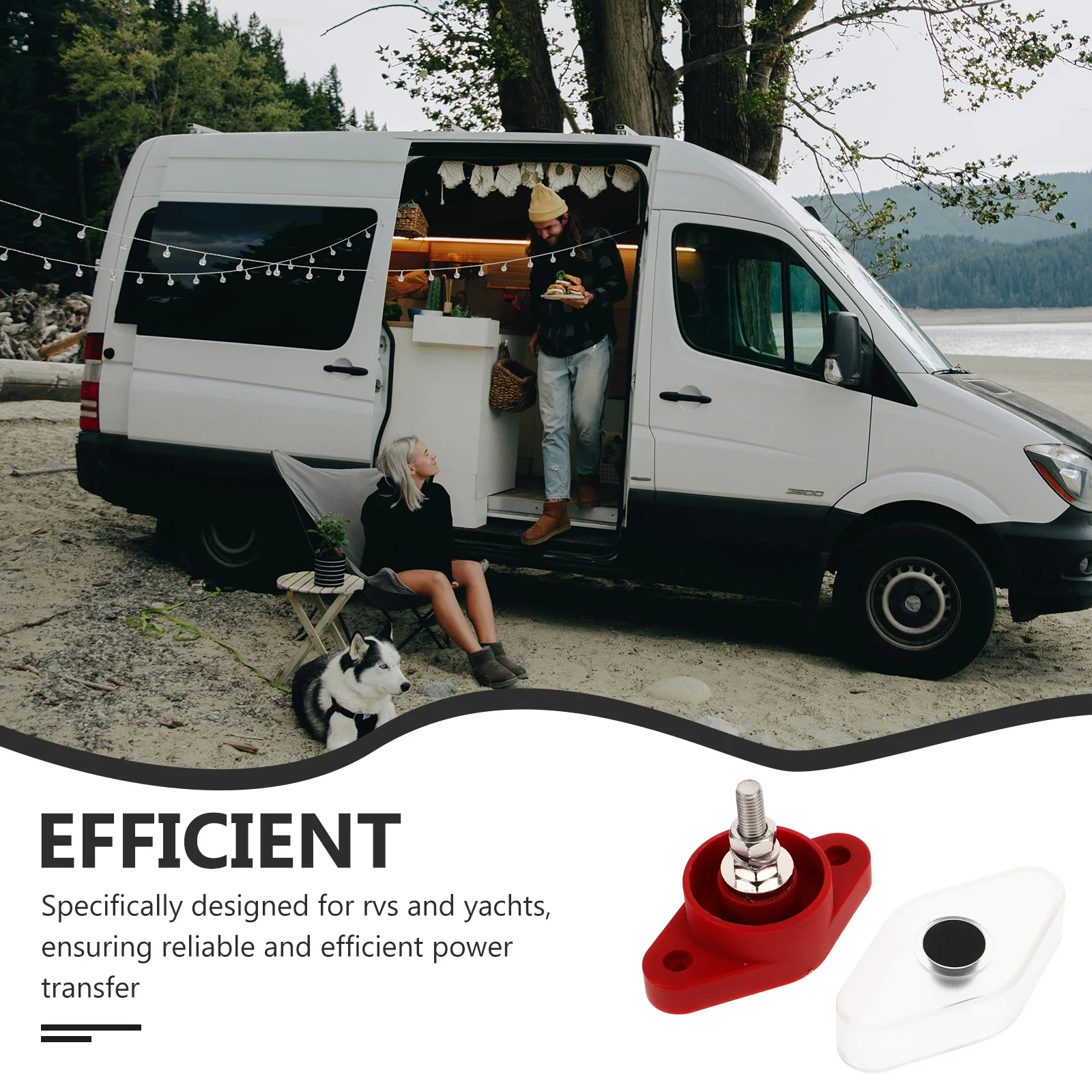 

Terminal Studs 48V 300A Heavy Duty Junction Post Copper Bus Bars Electrical Truck Marine Car