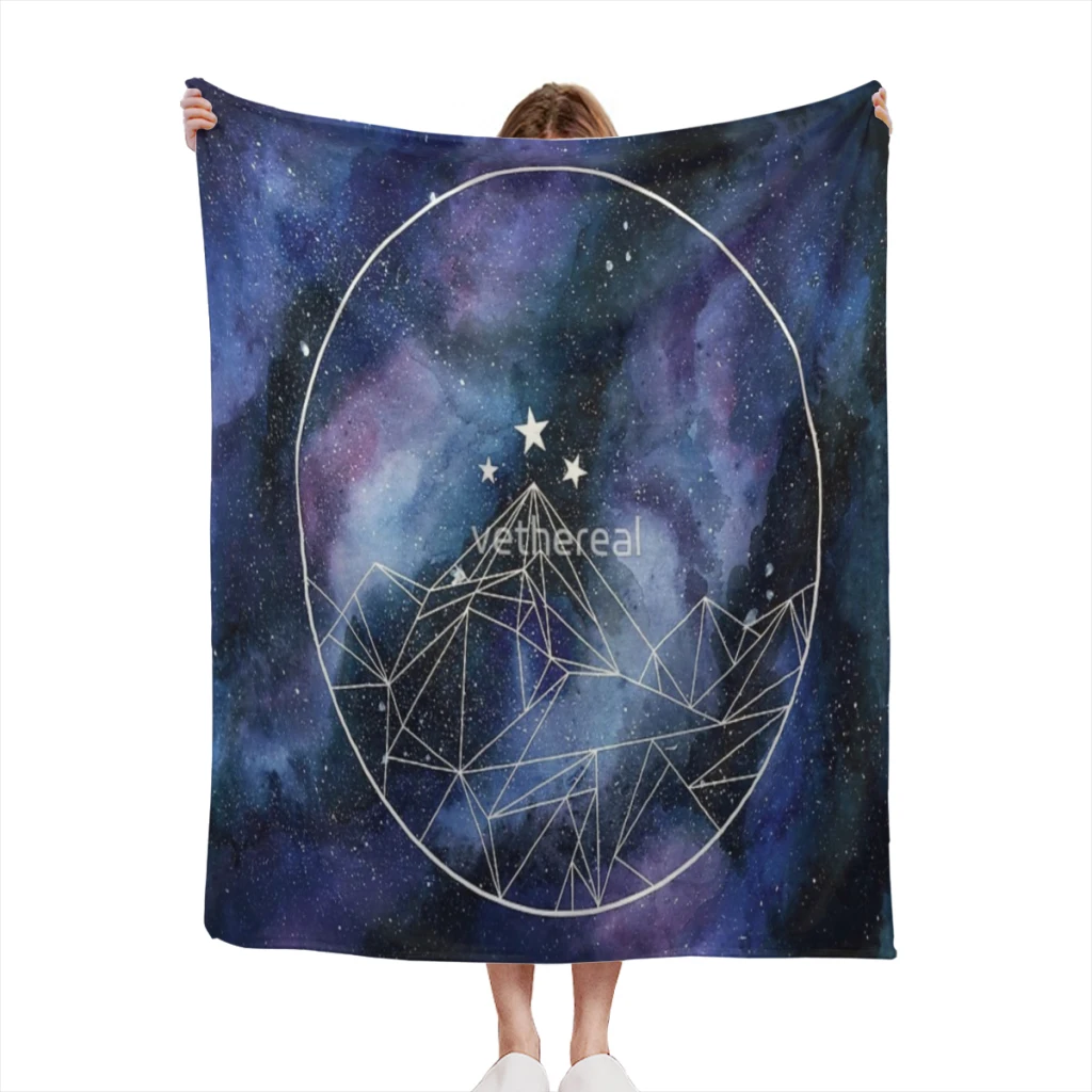 

Night Court Symbol watercolor Summer Blanket Thin Blanket for Couch Sofa Warmth Bed Artificial Flannel Blankets Comfortable