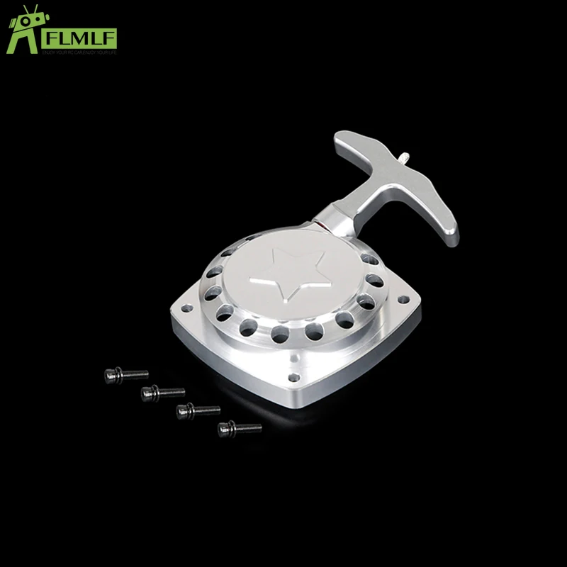 Alloy CNC Easy Started Pull Starter & Dial Kit for 1/5 HPI ROFUN BAHA ROVAN KM BAJA Losi 5ive T FG GoPed RedCat Rc Car Toy Parts