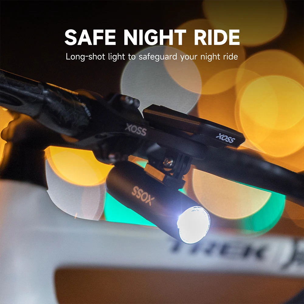 XOSS XL 800 Bike Light Headlight Waterproof USB Rechargeable Road MTB Front Lamp Bicycle Light Aluminum Ultralight Flashlight