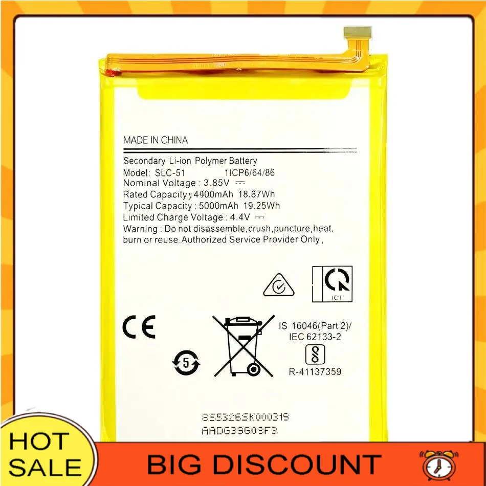 

Mobile Phone Battery High-Capacity Environmentally Friendly 5000Mah Slc-51 For Samsung Galaxy A05S A057