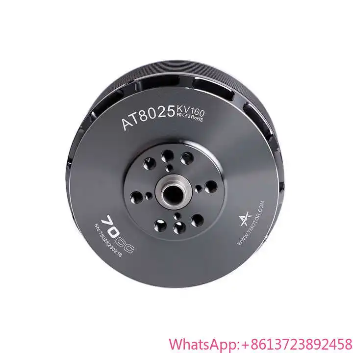 

T-MOTOR AT8025 KV160/KV190 Brushless Motor for Fixed Wing Drone, Replace 70CC Engine