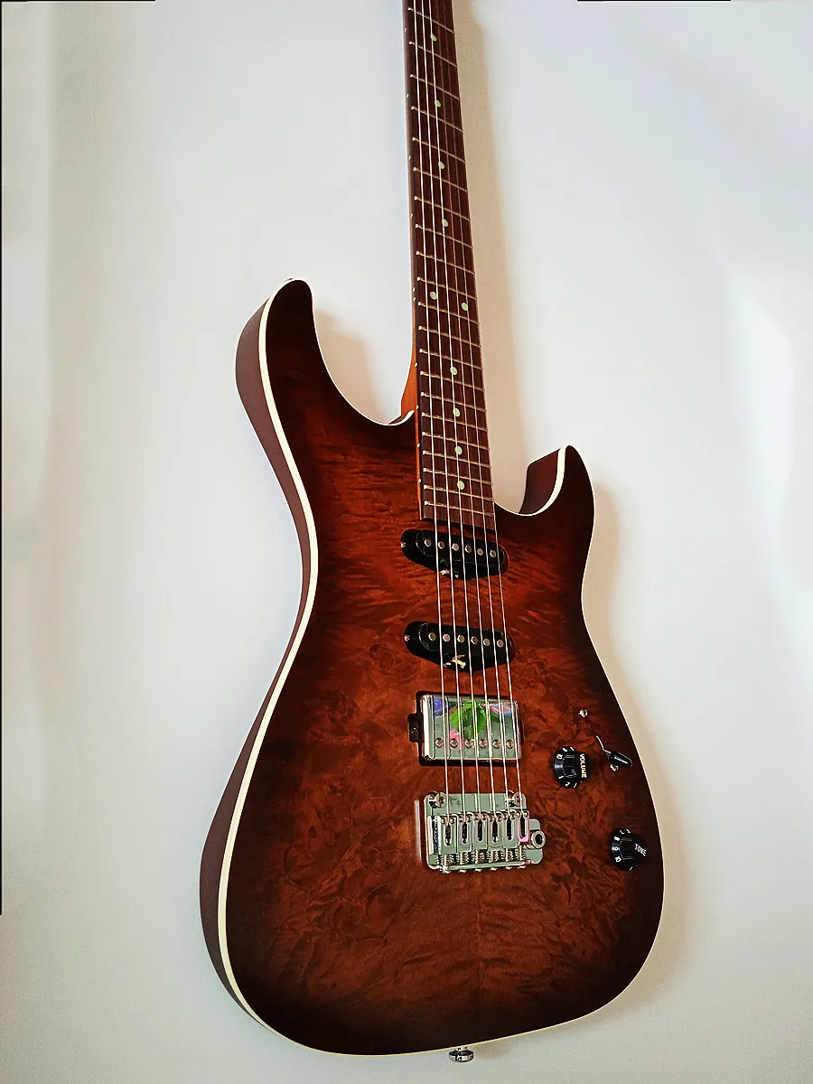 Electric Guitar 6 strings Roasted Maple