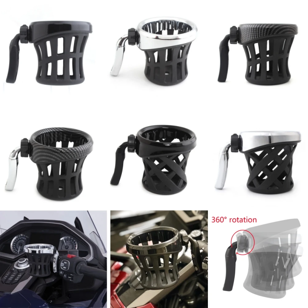 

Drink Holder Cup For Honda GL1800 Goldwing 2018-2023 Motorcycle Adjustable Mesh Basket Water Bottle Drinking Cups Holder Bracket