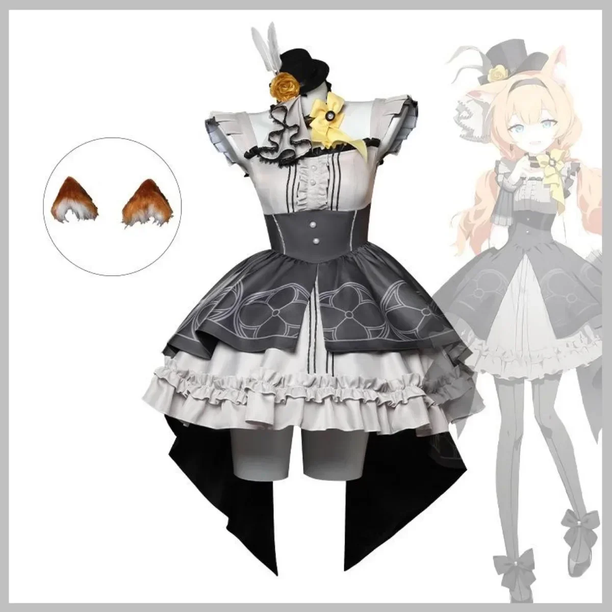 Gioco Blu Archivio Iochi Marī Costume Cosplay Parrucca Abito da principessa Lolita Gonna Donna Carino Carnevale di Halloween Festa di Natale