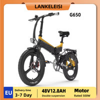 LANKELEISI G650 Adult 500W Electric Bicycle Men's E-Mountain ebike, 48V12.8AH Battery,20\