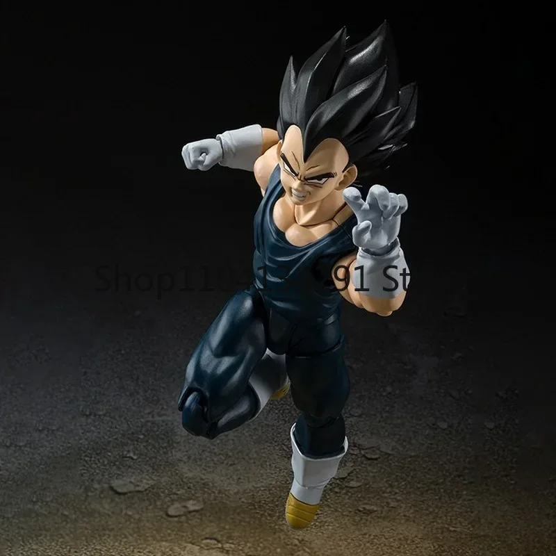ฟิกเกอร์ของแท้จาก Bandai SHF ดราก้อนบอล ซูเปอร์ เวเจต้า ผมดำ รุ่นซูเปอร์ฮีโร่จากภาพยนตร์ มีสินค้าพร้อมส่ง ของขวัญวันเกิด ของเล่น