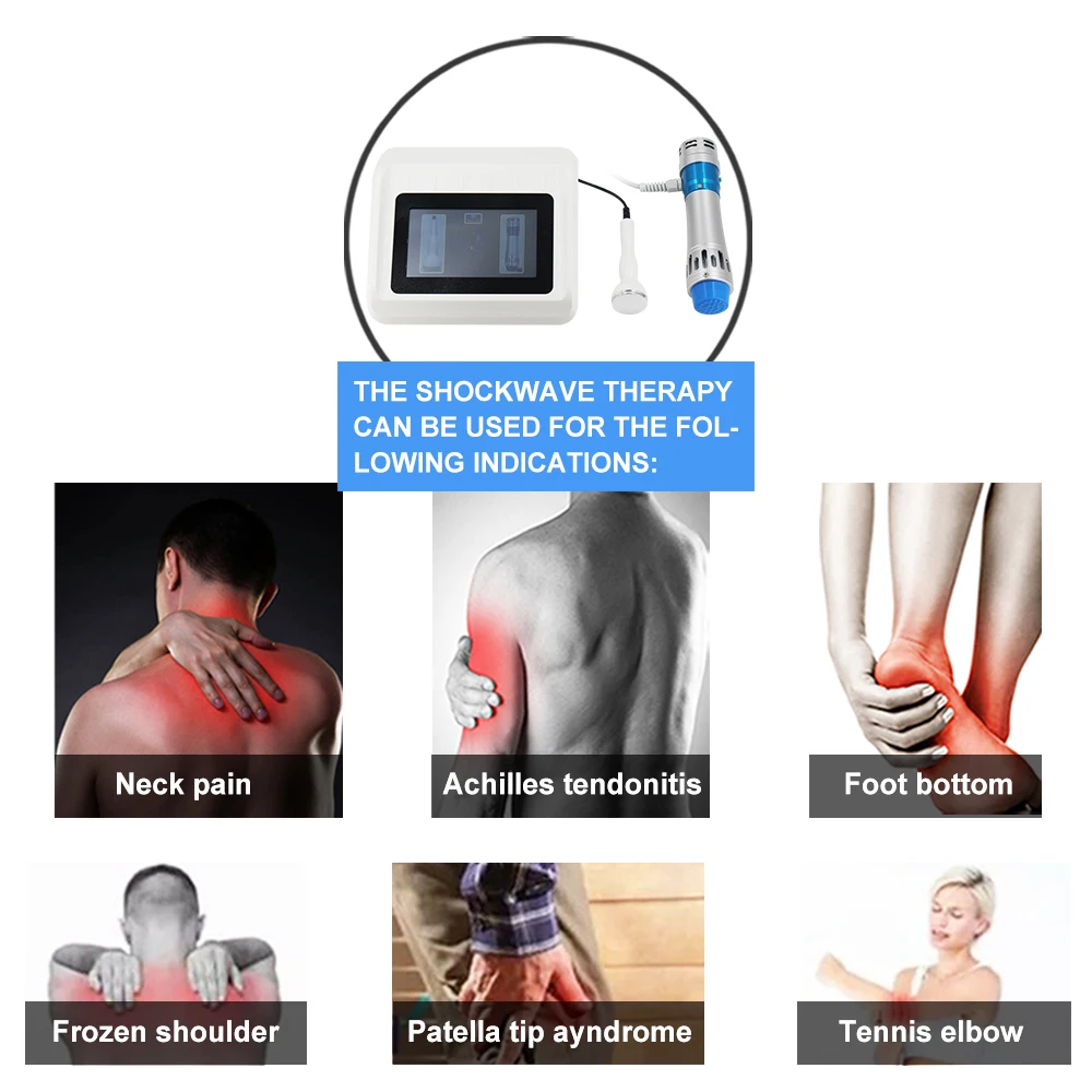 300MJ Shockwave Therapy Device For Effective ED Treatment Shoulder Massage Pain Relief Physiotherapy Shock Wave Instrument New