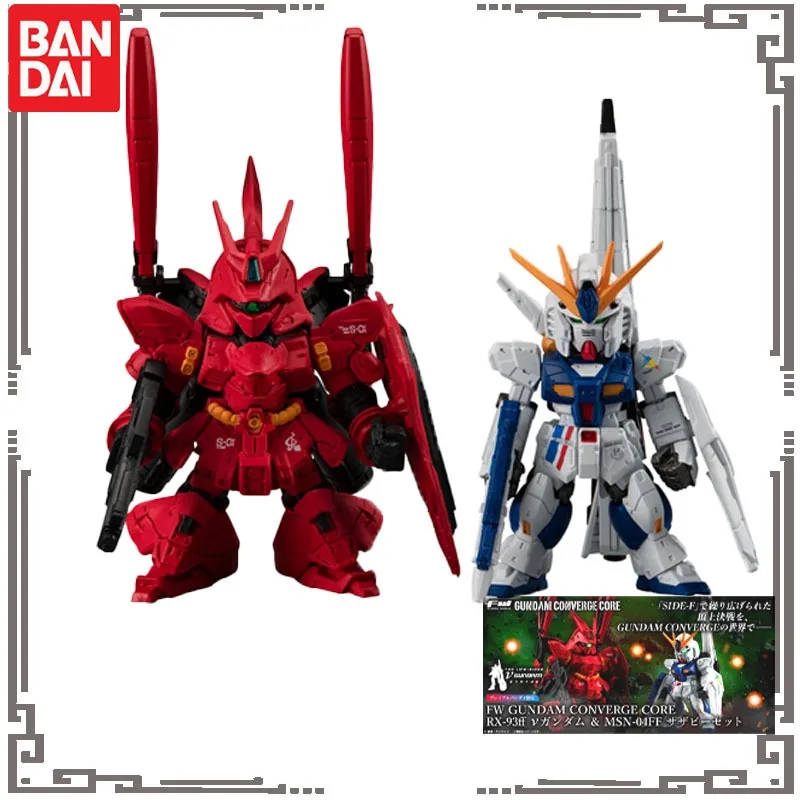 

Bandai Genuine GUNDAM Action Anime Figure RX-93ff V Gundam MSN-04FF Sazabi Figure Set Assemble Toy for Boys Girls Gift Model