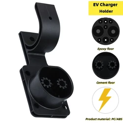 GBT EV Charger Holder Cable Holder For Electric Car DC GB/T Charging Cable Organizer Wall Mount Connector Bracket Wall Mounted