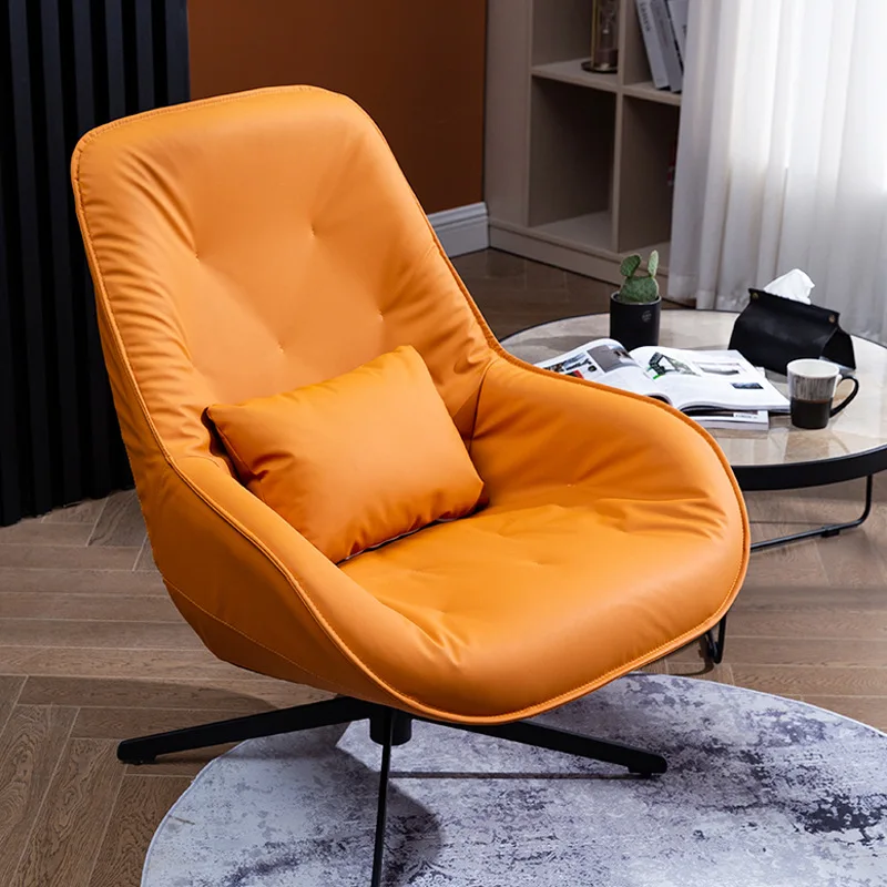 

Nordic light luxury modern minimalist lazy sofa chair living room bedroom single rotating balcony leisure tiger chair