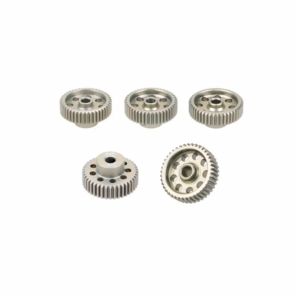 Surpass Hobby 64DP 3.175mm 21T-25T 26T-30T 31T-35T 36T-40T 41T-45T 46T-50T Metal Pinion Motor Gear for 1/10 RC Car Accessories