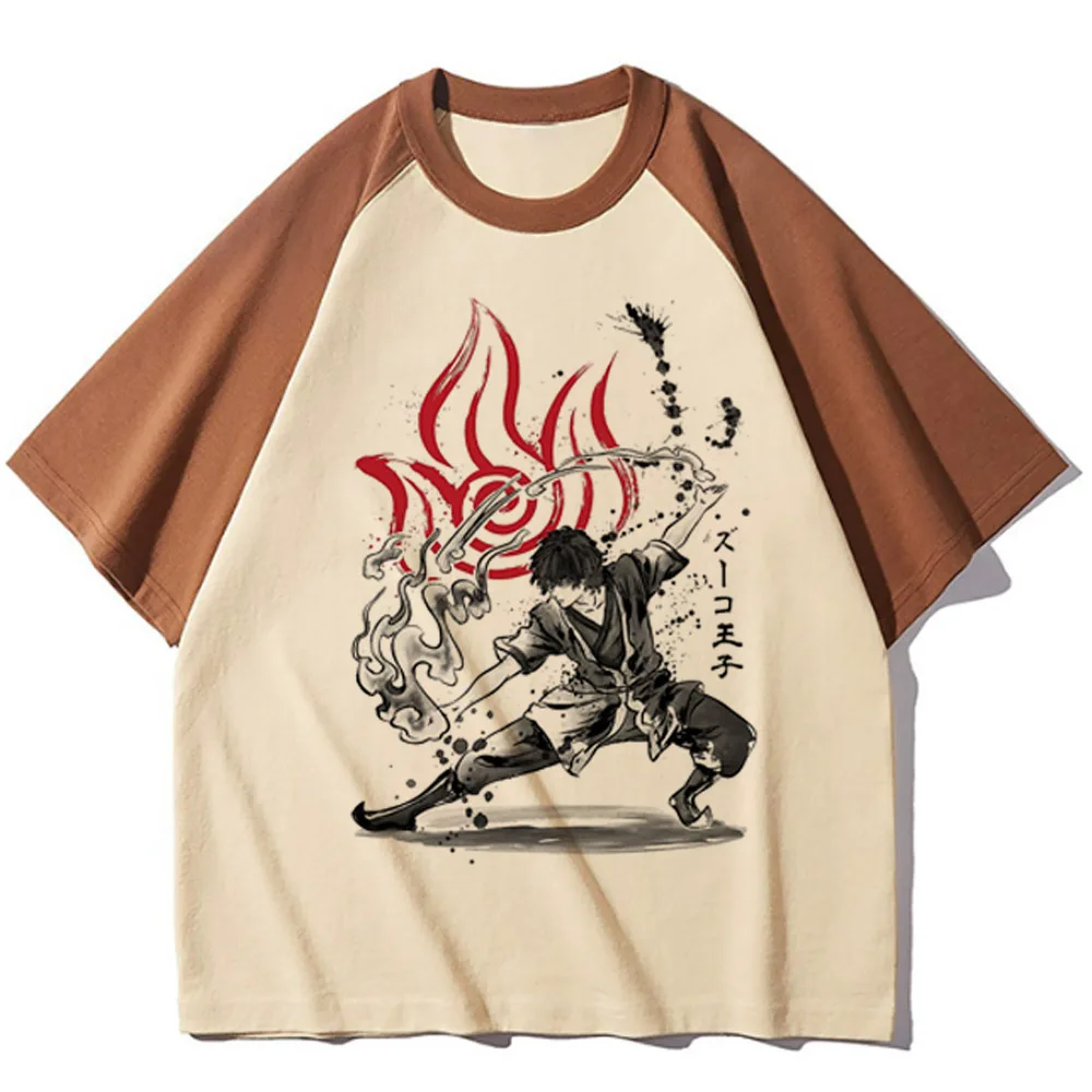 Avatar the Last Airbender Zuko Tee women elegant t shirt girl Japanese clothes