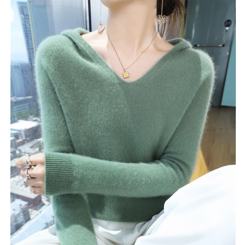 2024 Women's Pullover Sweater, Ready To Wear Cashmere Sweater, Knitted Long Sleeved Women's Autumn and Winter Sweater E2242