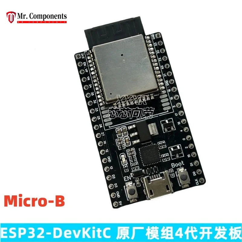 1PCS ESP32-DevKITC 4th generation development board is paired with the ESP32-32E ESP32 development board Micro-B module