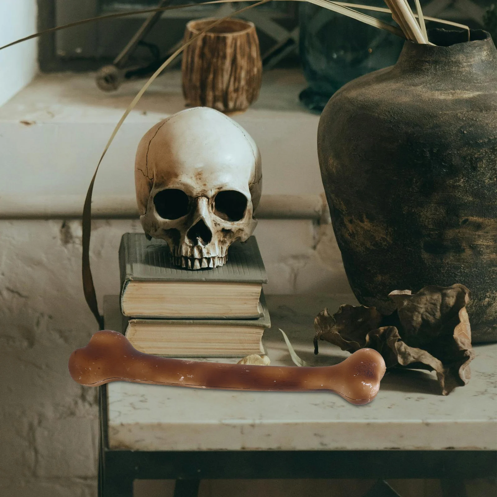 Gesimuleerde botrekwisieten Lichtgewicht Halloween-decoraties voor griezelige installatie Nepbeenderen Gebruik buitenshuis