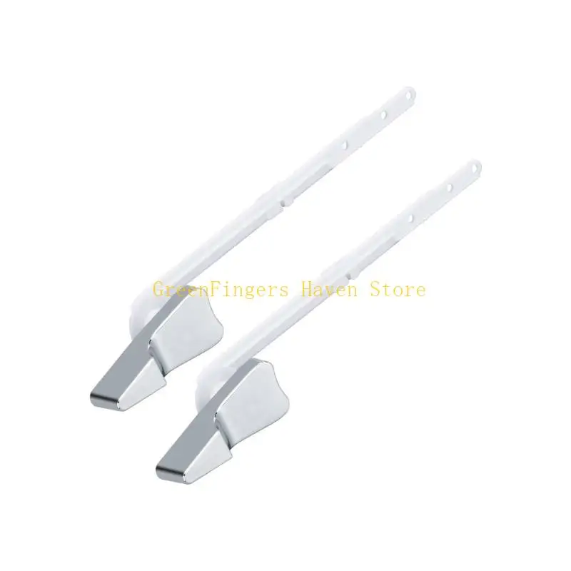 F68D 3pcs Plastic Bathroom Flush Handles Compatibility Front Mount Plastomer Includes Additional