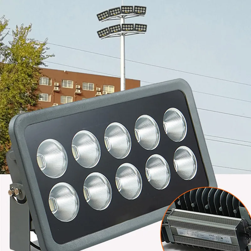 

LED Floodlight Super Bright Projection Light Stadium Lamp Square Lights 300W 400W 500W 600W Reflector Wall Light Waterproof