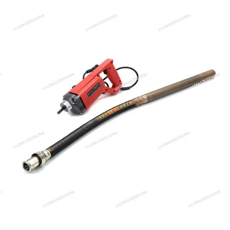 220V Handheld Concrete Vibrator with Full-Copper Motor - Single-Phase Insertion Type Cement Vibrating Rod | High-Power, Portable