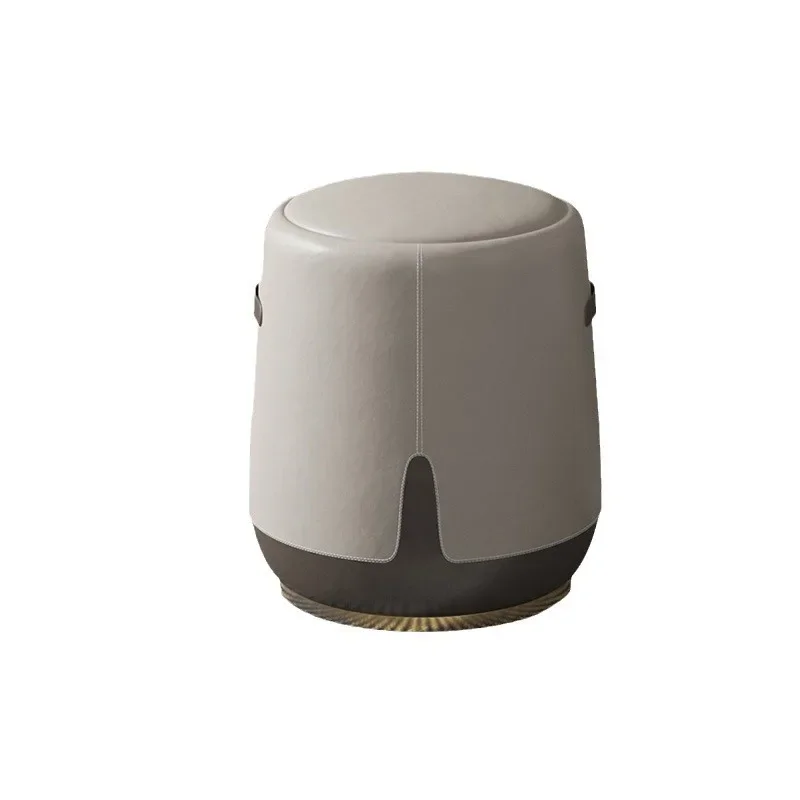 Light luxury tea table stool, Nordic household dresser small round stool, Italian minimalist style