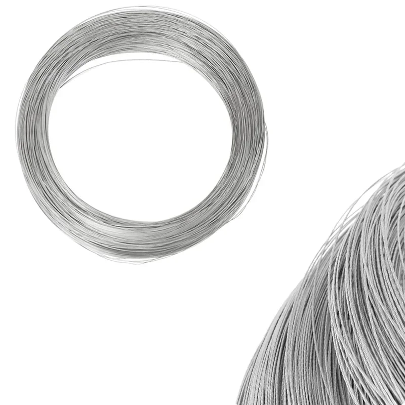 Length 1Meter 5Meter 10Meter Diameter 0.2mm - 3mm 304 Stainles Steel Rope Single Bright Hard Wire Various Lengths