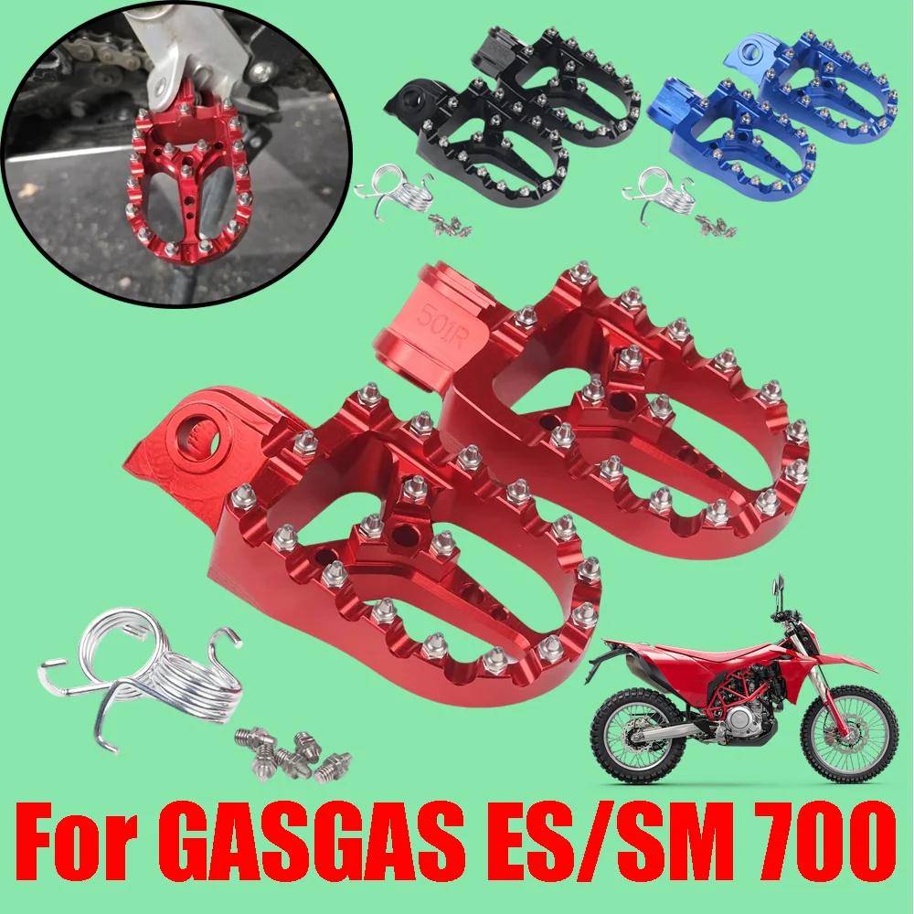 

For GASGAS 700 ES SM ES700 SM700 700ES 2022-2024 2025 2026 Motorcycle Accessories Footrest Footpeg Foot Pegs Rest Foot Pedals