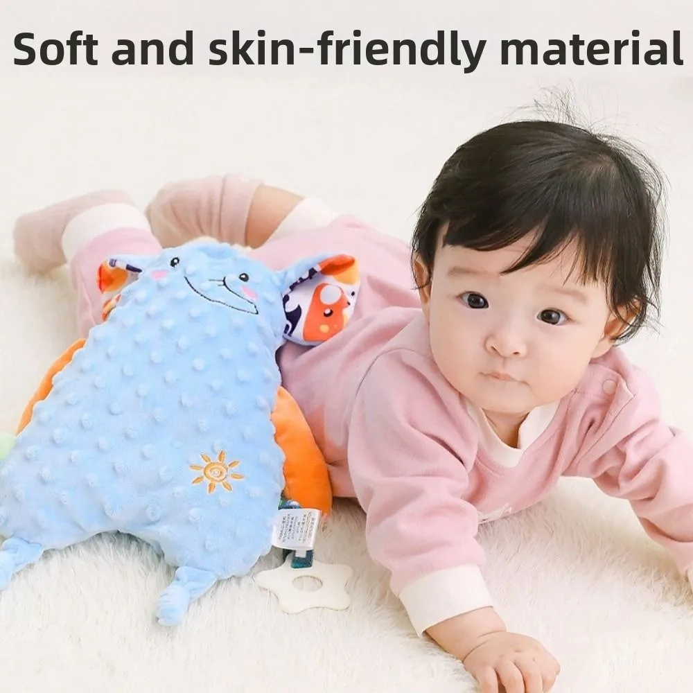 Kawaii Lion Rabbit Baby Comforter Toy Cute Soft Plush Animal Placate Dolls Comfortable Cartoon Baby Appease Doll Birthday Gift