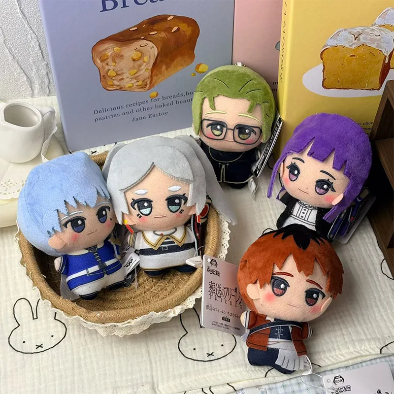 Bandai Original Anime Frieren: Beyond Journey's End  Plush Doll Pendant 3D Printed Nunu Frieren Fern Himmel 10cm Doll Toy Gift