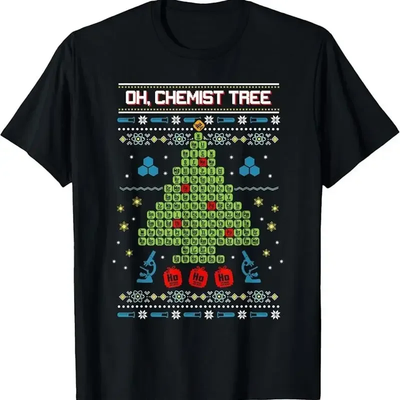 Oh Chemist Tree Chemistry Christmas Science T Shirt