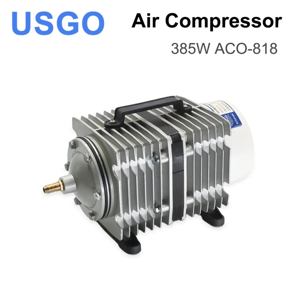 USGO SUMSUM High Power Air Pumps 385W ACO-818 220V/50Hz Electromagnetic Air Pump For Co2 Laser Engraving&Cutting Machine